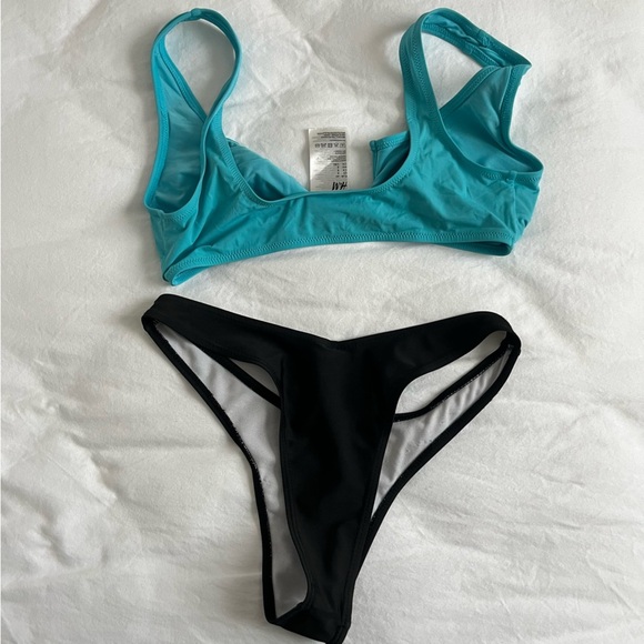 H&M Blue and Black Bikini Set Swimwear - Picture 5 of 5